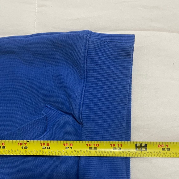 Adidas Womens Blue Full Zip Hoodie Sweatshirt Logo‎ Pocket Athleisure Size S - Picture 7 of 8